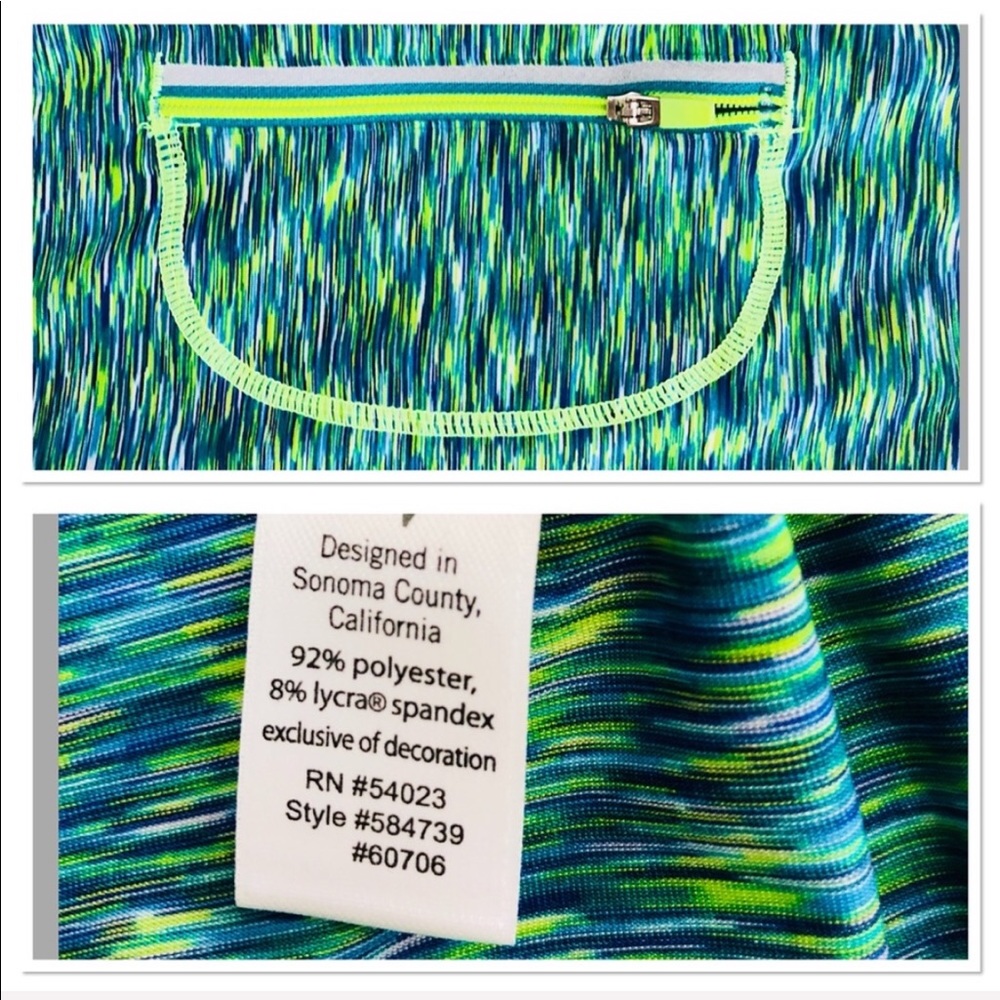 Athleta burnout running tank reflective stripe - Picture 3 of 8